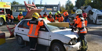 CBS realizó taller de Rescate Vehicular Avanzado