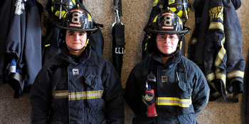 Las mujeres en el Cuerpo de Bomberos de Santiago