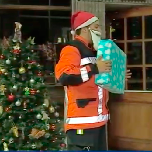 La Navidad junto a Bomberos de turno
